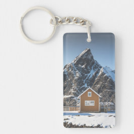 Lofoten Yellow Cabin Schlüsselanhänger