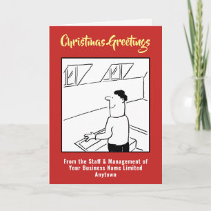 Loft Installations Company Weihnachtskarte Feiertagskarte