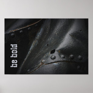 Loft-Stil minimalist schwarzes Metall Poster