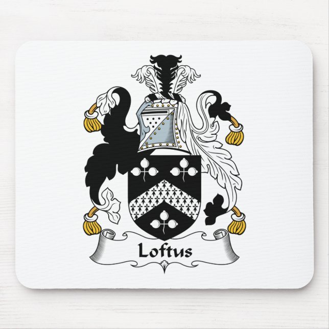 Loftus Familienwappen Mousepad (Vorne)