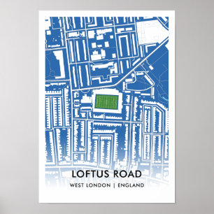 Loftus Road Poster - Zuhause von Queens Park Range