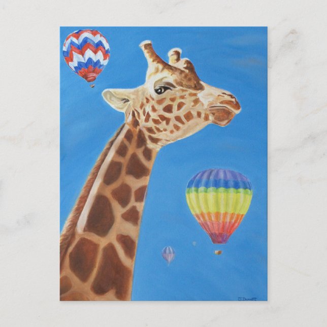 Lofty The Giraffe Postcard Postkarte (Vorderseite)