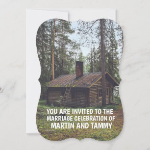 LOG CABIN IN DEN WOLDWÄSCHEREINLAGEN EINLADUNG
