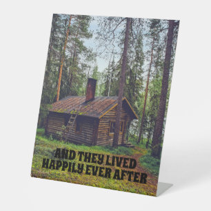 LOG CABIN PASSIERT JE NACH DEM BREITEN PEDESTAL SI SOCKELSCHILD