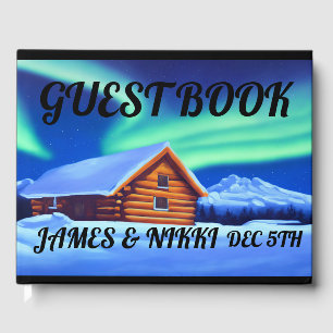 LOG CABIN WINTER WEDD Gästebuch