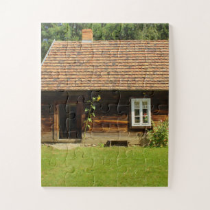 LOG HOUSE TINUSE HOUSE JIGSAW PUZZLE