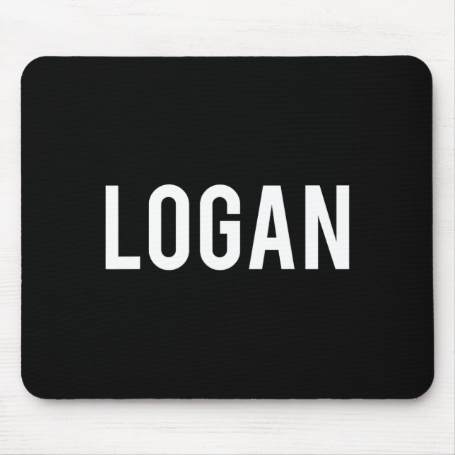 Logan - Cool New Funny Name Fan Gift Tee  Mousepad (Vorne)
