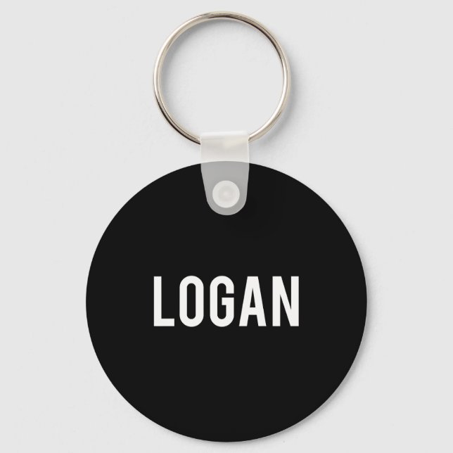 Logan - Cool New Funny Name Fan Gift Tee  Schlüsselanhänger (Vorderseite)