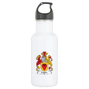 Logan-Familienwappen Edelstahlflasche