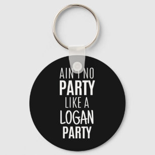 Logan Funny Personalisiert Name Party Geburtstag C Schlüsselanhänger