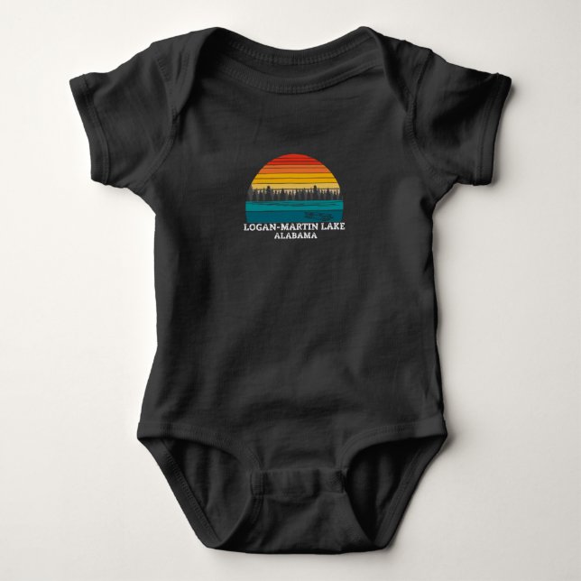 Logan-martin See Alabama Baby Strampler (Vorderseite)