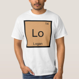 Logan Name Chemie Element Periodensystem T-Shirt