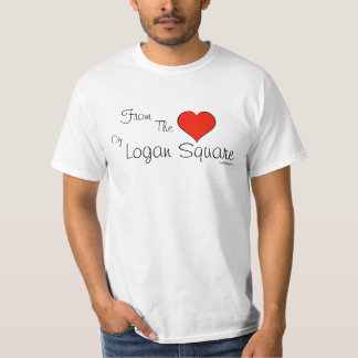 Logan-Quadrat - vom Herzen von T-Shirt