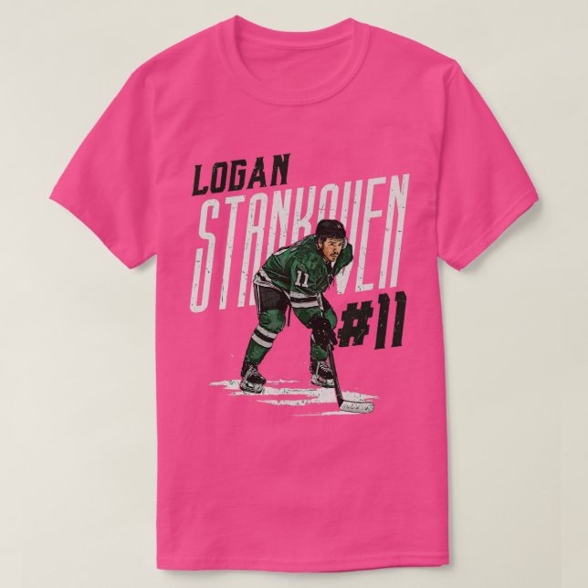 Logan Stankoven Dallas Player Name TShirt 1 (Design vorne)