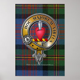 Logan Tartan & Abzeichen Poster