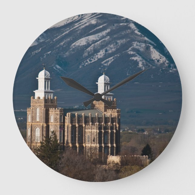 Logan Temple Große Wanduhr (Vorderseite)