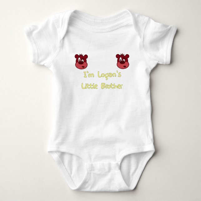 Logans kleiner Bruder Baby Strampler (Vorderseite)