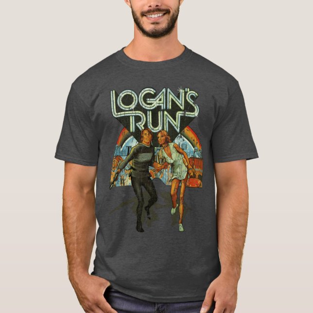 Logans Run A Futuristic Escape Freund Geschenk T-Shirt (Vorderseite)