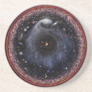 Logarithmisch-Radial-Universum Getränkeuntersetzer