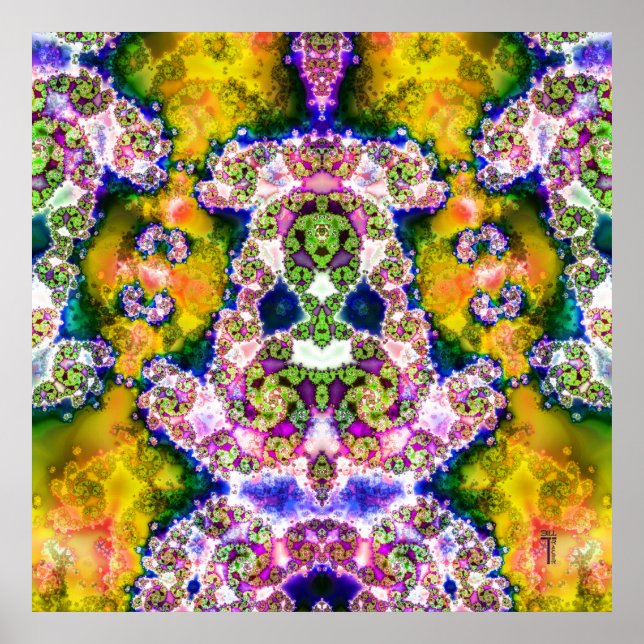 Logarithmische Archetypvariante 3 Art Print Poster (Vorne)