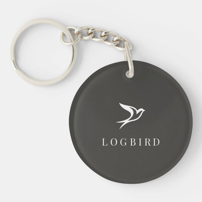 LOGBIRD — Acrylic Keychain Schlüsselanhänger (Vorderseite)