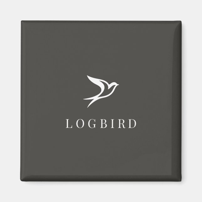 LOGBIRD — Square Magnet (Vorne)