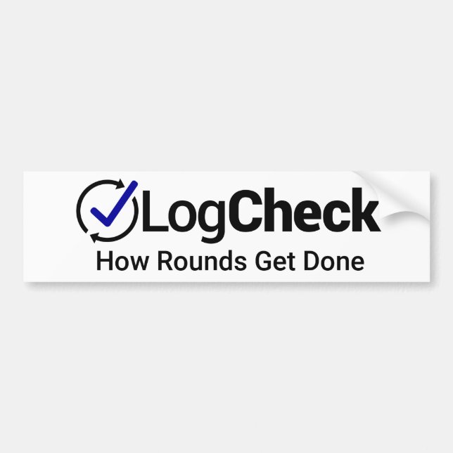 LogCheck Autoaufkleber (Vorne)