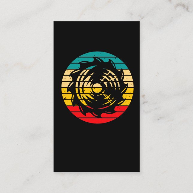 Logger Vintag Saw Blaw Woodworker Visitenkarte (Vorderseite)