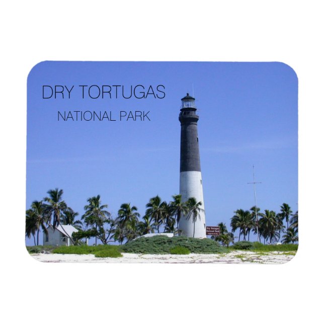 Loggerhead Key Light, Dry Tortugas National Park Magnet (Horizontal)