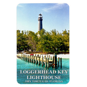 Loggerhead Key Lighthouse, Dry Tortugas Florida Magnet