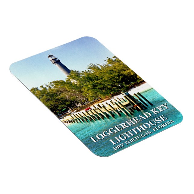 Loggerhead Key Lighthouse, Dry Tortugas Florida Magnet (Rechte Seite)