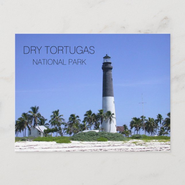 Loggerhead Key Lighthouse, Dry Tortugas NP Postkarte (Vorderseite)
