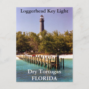 Loggerhead Key Lighthouse, Florida Postcard Postkarte