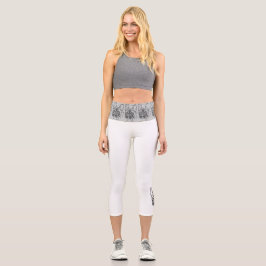 Loggings mit Französische Bulldogge Flo Caprihose Capri Leggings