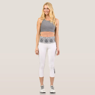 Loggings mit Französische Bulldogge Flo Caprihose Capri Leggings