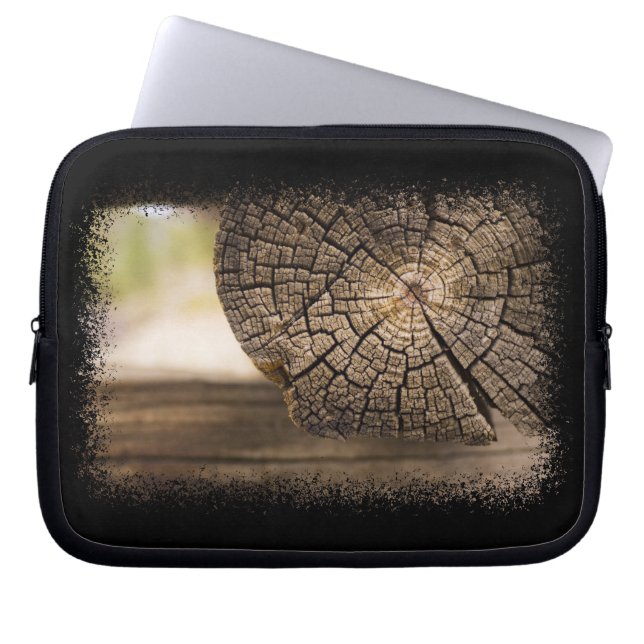 Loghubtexturen Laptop Bag Laptopschutzhülle (Vorderseite)