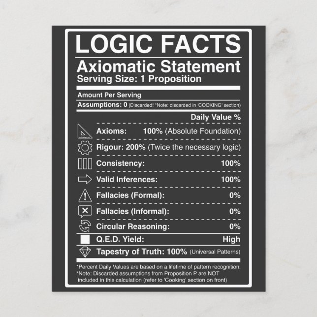 LOGIC_FACTS FLYER (Vorne)