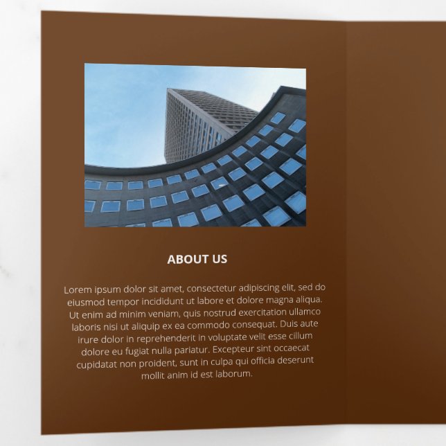 Logical Monochromatic Geometric Retro Angles Dreifach Gefaltete Karte (Innen Erste Seite)