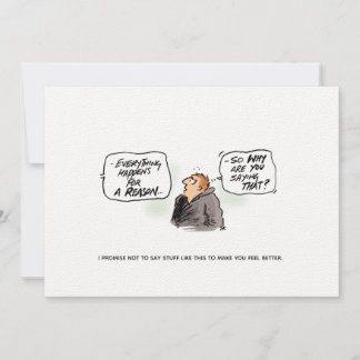 'Logicus Randomus' Funny Cancer Postcard