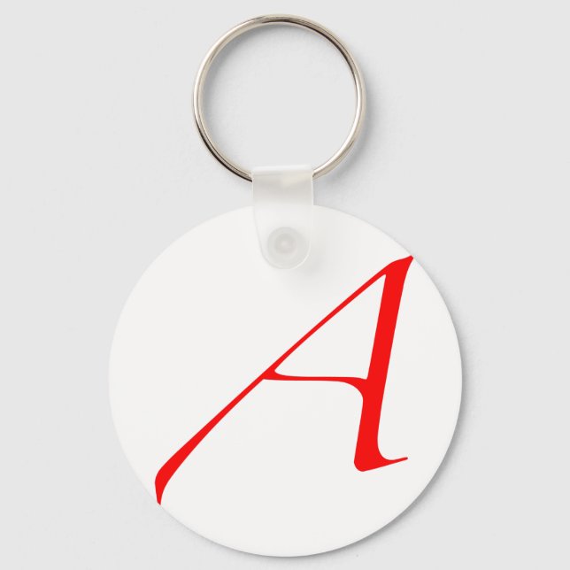 Logidea Atheist Logo Schlüsselanhänger (Vorderseite)