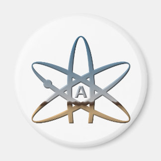 Logidea atheistisches Atomsymbol Magnet