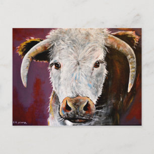 Logie Longhorn Postkarte