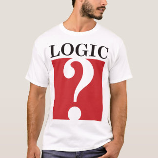 Logik - Schwarzes und Rot T-Shirt