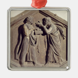 Logik und Dialektik Silbernes Ornament