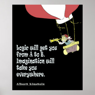 Logik wird Sie von A nach B bringen Poster