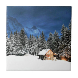 Login-Bergsicht Fliese