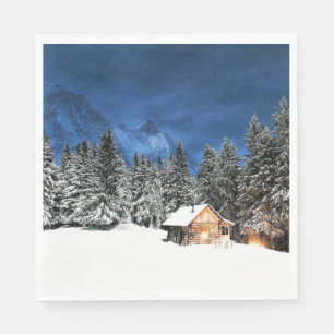 Login-Bergsicht Serviette
