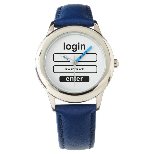 Login Enter Armbanduhr (Vorderseite)
