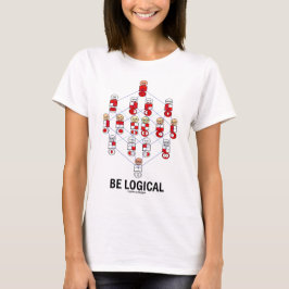 Logisch sein (Logic Tesseract Hasse Diagramm) T-Shirt