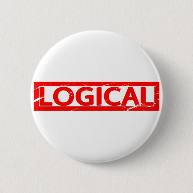 Logische Briefmarke Button (Vorderseite)
